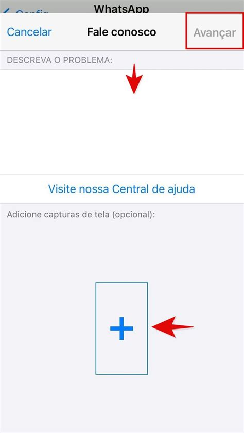 Como entrar em contato com o suporte na Central de  .